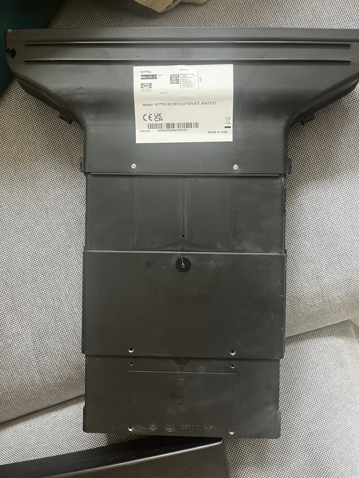 IKEA NYTTIG recirculatiekit 806.231.27 voor afzuigkap, Ophalen, Overige typen, Nieuw, Inbouw