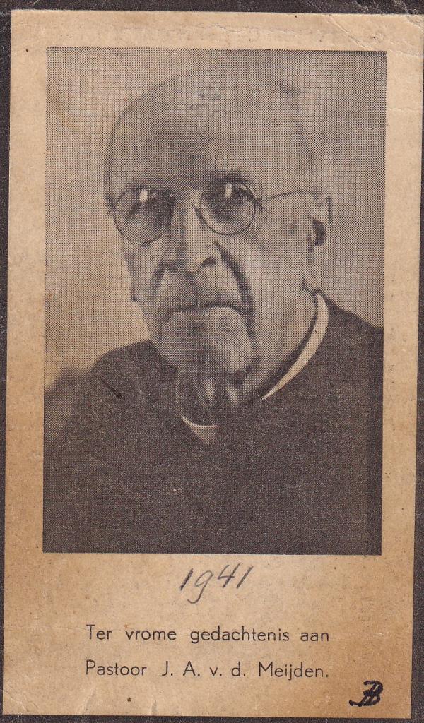 Meijden Johannes 1967 Boxtel 1941 Middelbeers priester, Ophalen of Verzenden, Bidprentje