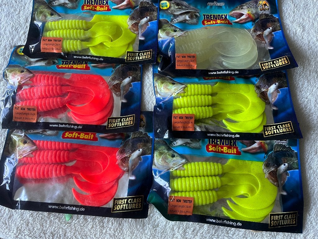 adv 374 / NIEUW mixset 9 pakjes shads BEHR, Watersport en Boten, Ophalen of Verzenden, Nieuw, Overige typen