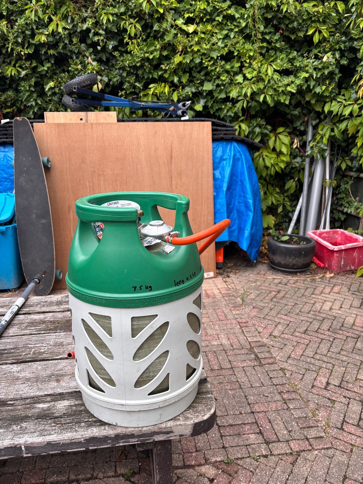 Benegas lightweigt gaskles 7,5 kg, Ophalen, Zo goed als nieuw