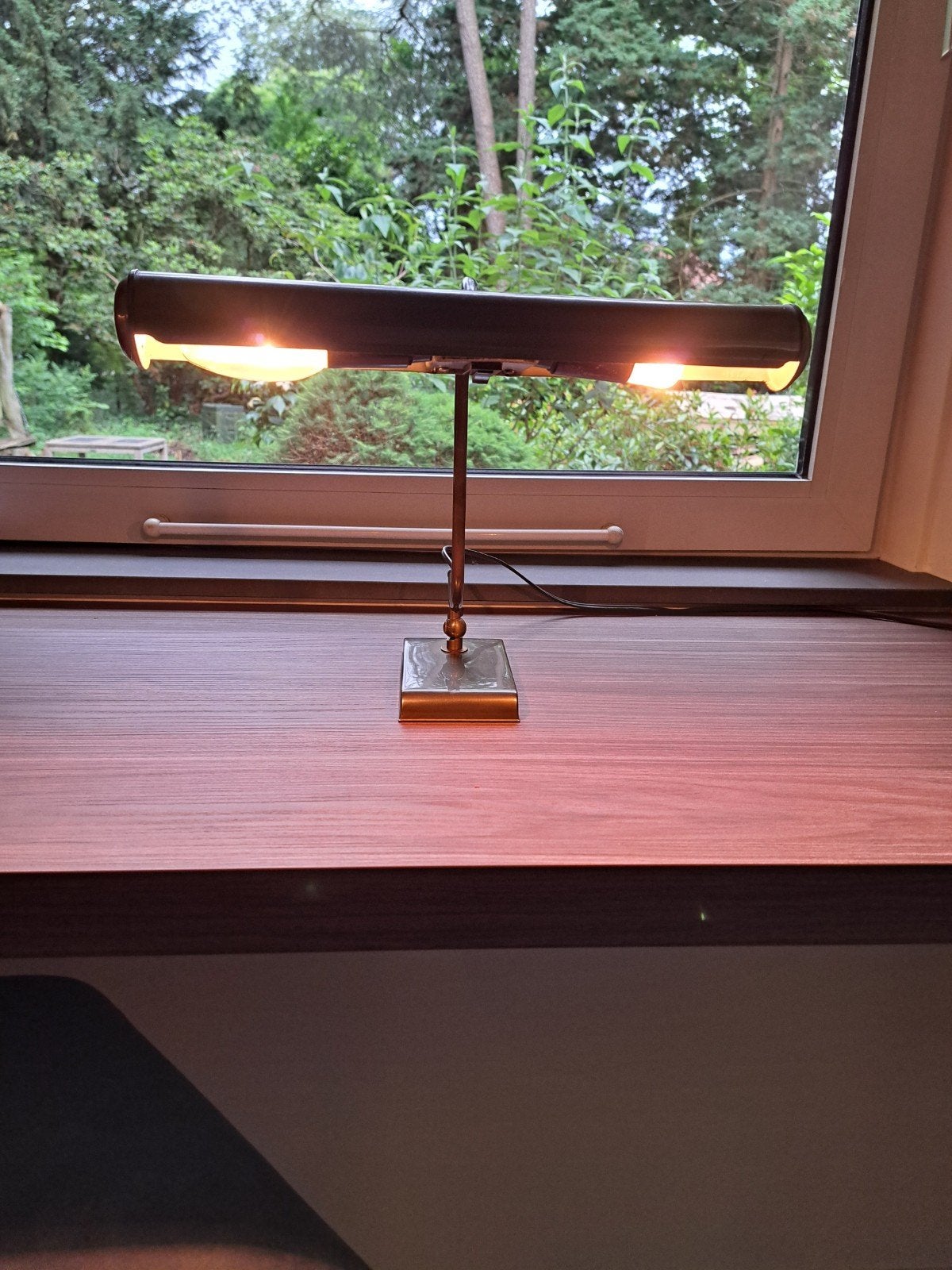 Vintage pianolamp uit de jaren 70, Ophalen, Vintage, Zo goed als nieuw, Metaal