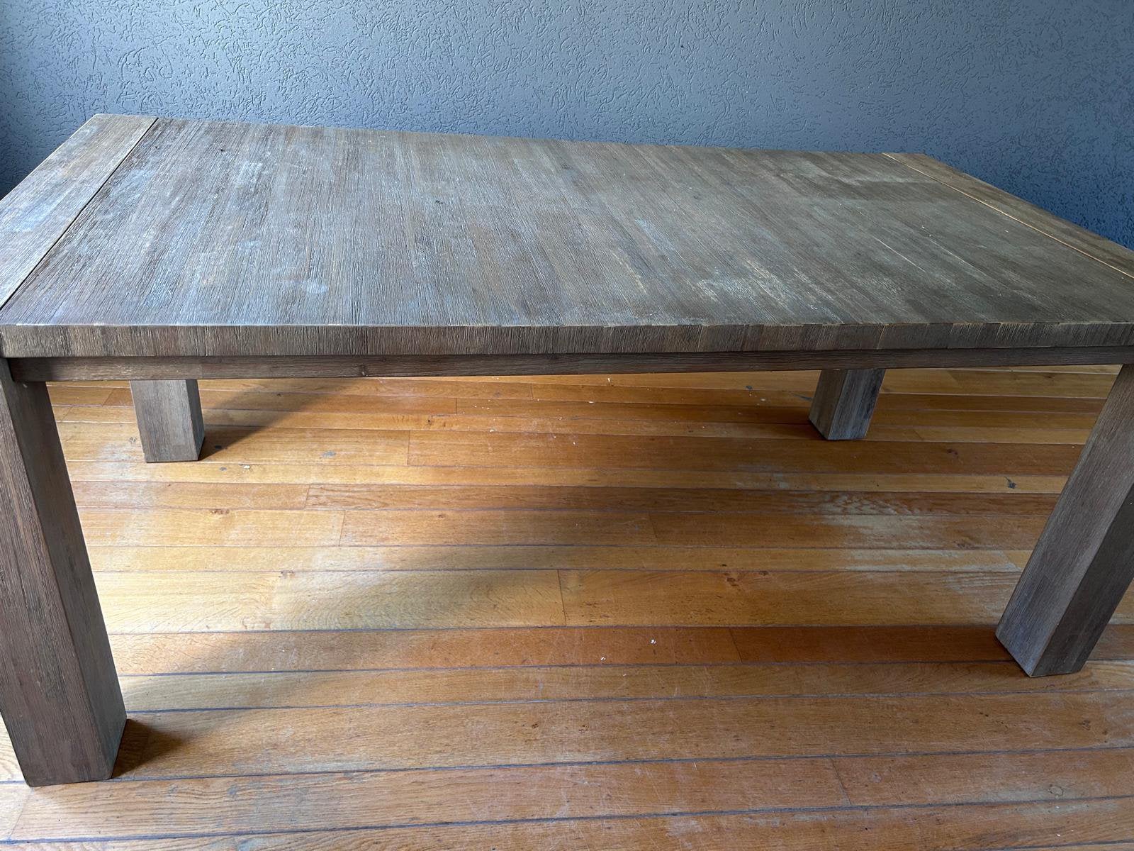 Eettafel 190x100, Ophalen, 200 cm of meer, 50 tot 100 cm, Zo goed als nieuw