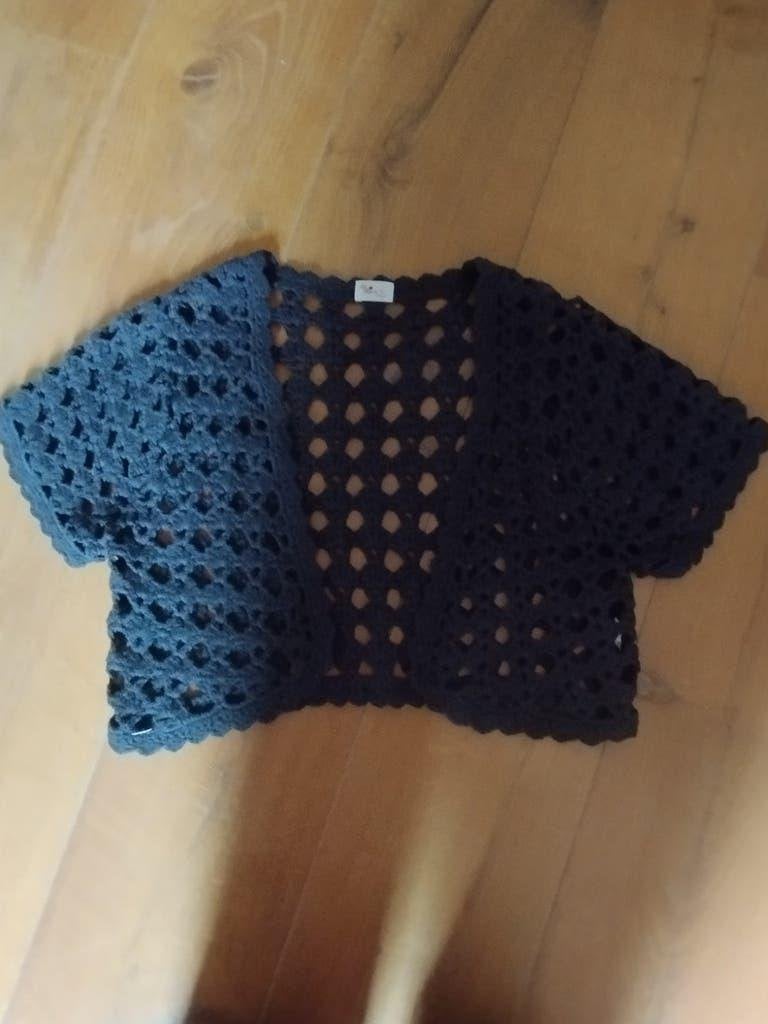 Donkergrijze gehaakte bolero van heART, Kleding | Dames, Heart, Nieuw, Ophalen of Verzenden, Maat 36 (S)