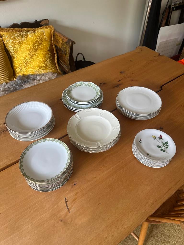 Diverse collectie borden: Royal Mosa, Bavaria en meer, Ophalen of Verzenden