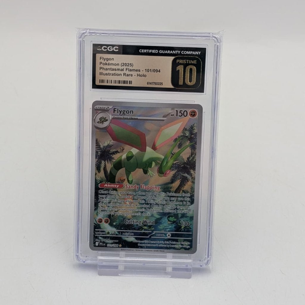 Flygon 101 Phantasmal Flames Pokemon kaart GCG Pristine 10, Zo goed als nieuw