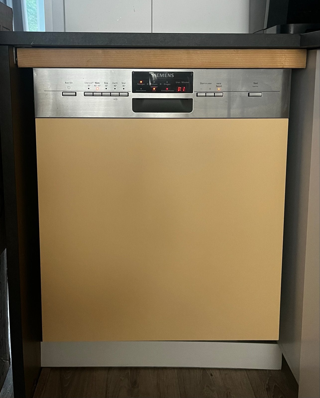 Siemens inbouw vaatwasser, Witgoed en Apparatuur, Vaatwasmachines, Ophalen, Minder dan 85 cm, 60 cm of meer, Eco programma