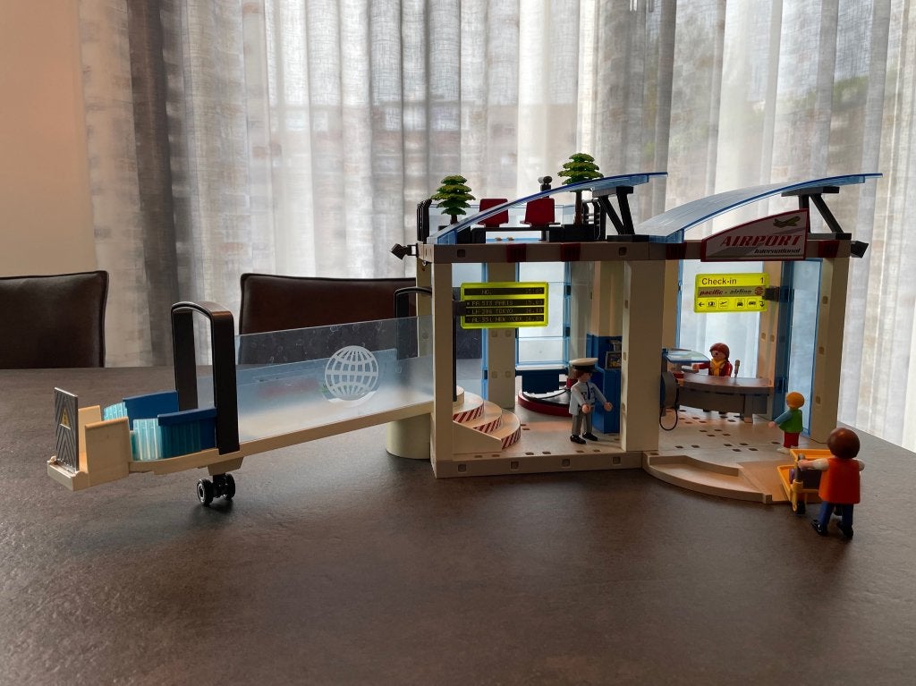 Playmobil Luchthaven vliegveld – 4311, Kinderen en Baby's, Ophalen, Gebouw, Complete set, Zo goed als nieuw