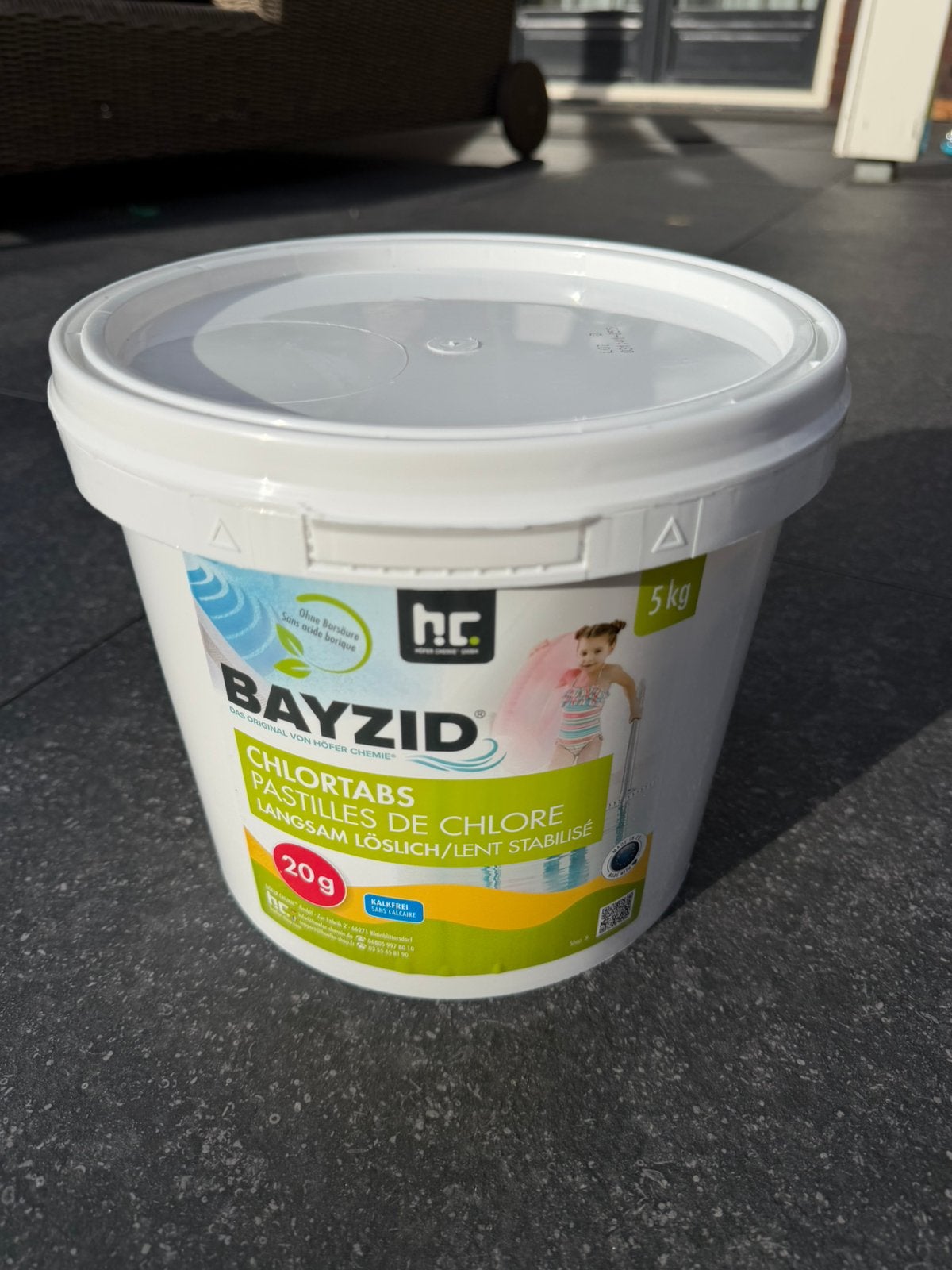 BAYZID Chloortabletten 20 gram langzaam oplossend, Tuin en Terras, Ophalen of Verzenden, Nieuw, Reinigingsmiddel