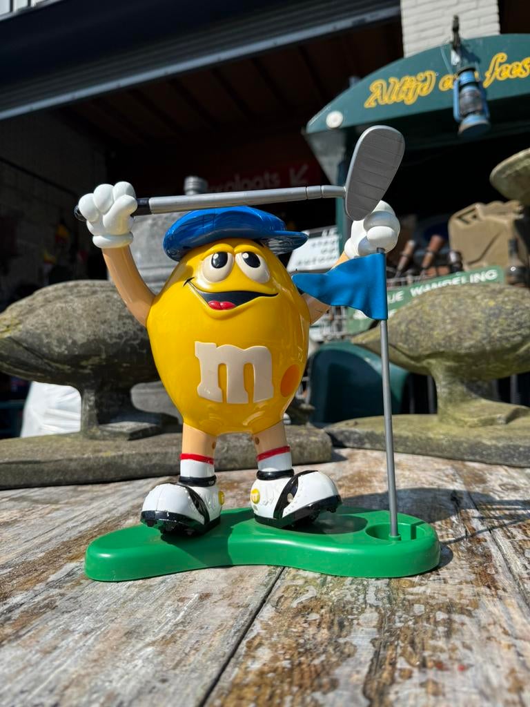 M&M golfer dispenser, Verzamelen, Gebruikt, Gebruiksvoorwerp, Ophalen of Verzenden, X