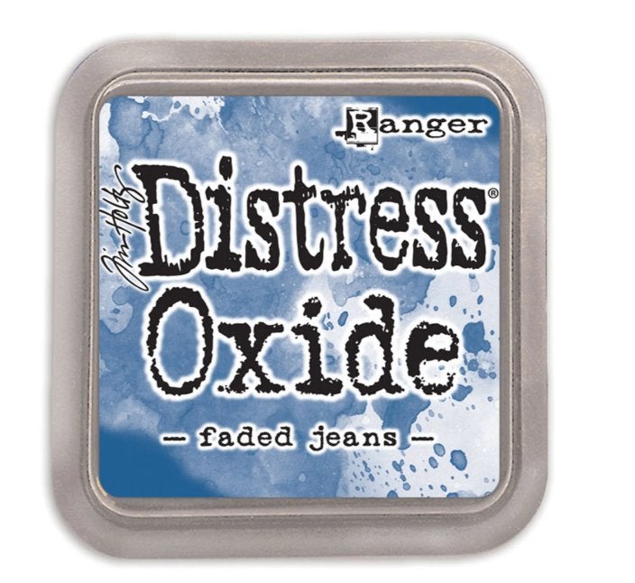 Ranger Tim Holtz Distress Oxide Faded Jeans, Hobby en Vrije tijd, Verzenden, Nieuw, Inkt, Foam of Stempelhouder