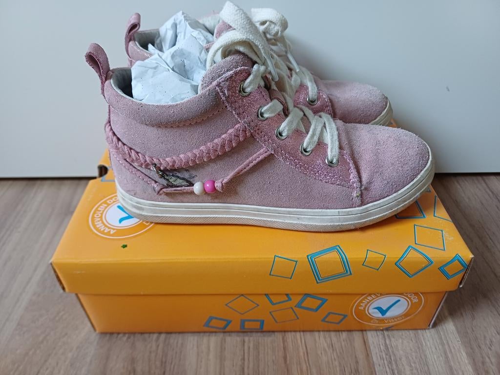 Blox roze leren enkelschoenen maat 29 IZGS, Kinderen en Baby's, Kinderkleding | Schoenen en Sokken, Zo goed als nieuw, Schoenen