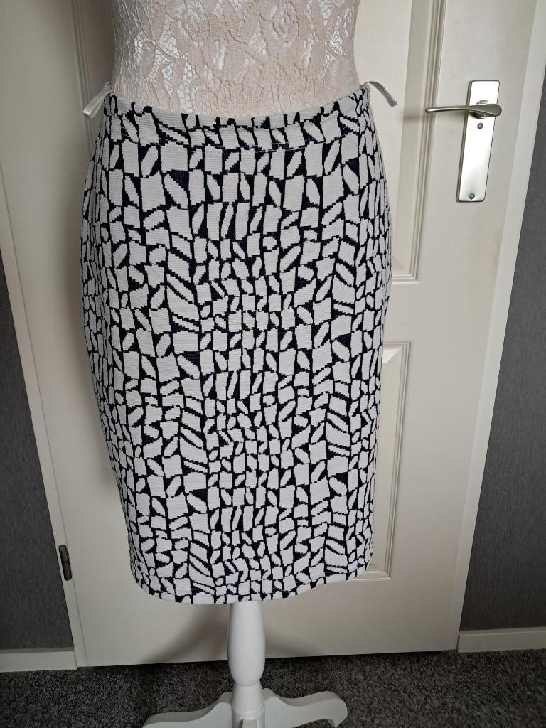 Rok Dreamstar  Kleur : Blauw / Creme Maat : M, Kleding | Dames, Rokken, Maat 38/40 (M), Dreamstar, Overige kleuren, Ophalen of Verzenden