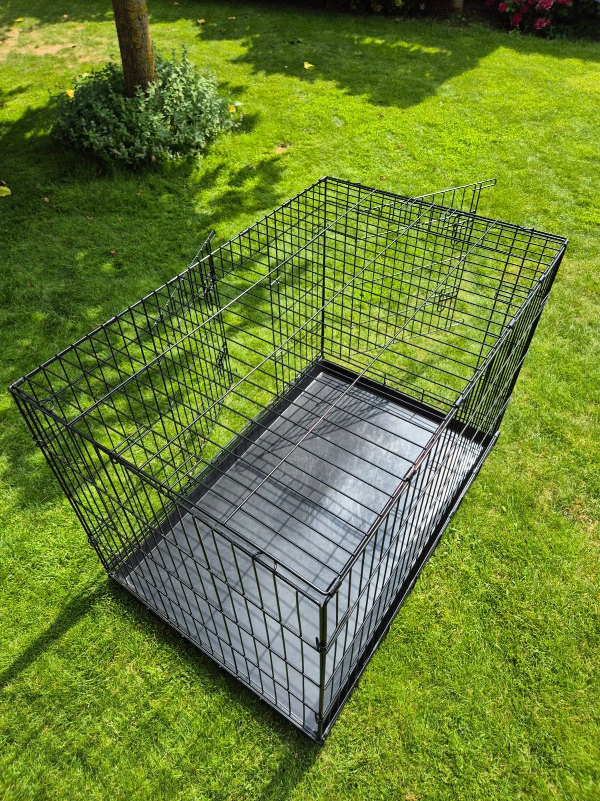 Honden bench / kooi 100x65x76cm lxbxh, Ophalen, Zo goed als nieuw