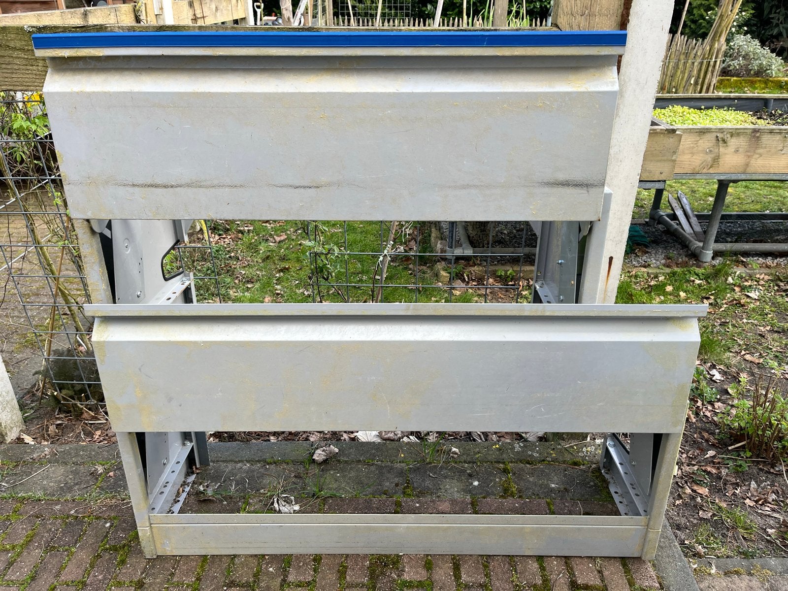Metalen wielkast kasten., voor de bestelbus., Gebruikt, 100 tot 150 cm, Ophalen of Verzenden, Metaal