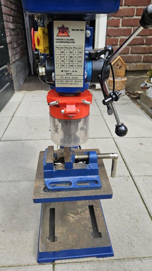 kolomboormachine, Doe-het-zelf en Verbouw, Ophalen, Gebruikt, Variabele snelheid, Kolomboormachine
