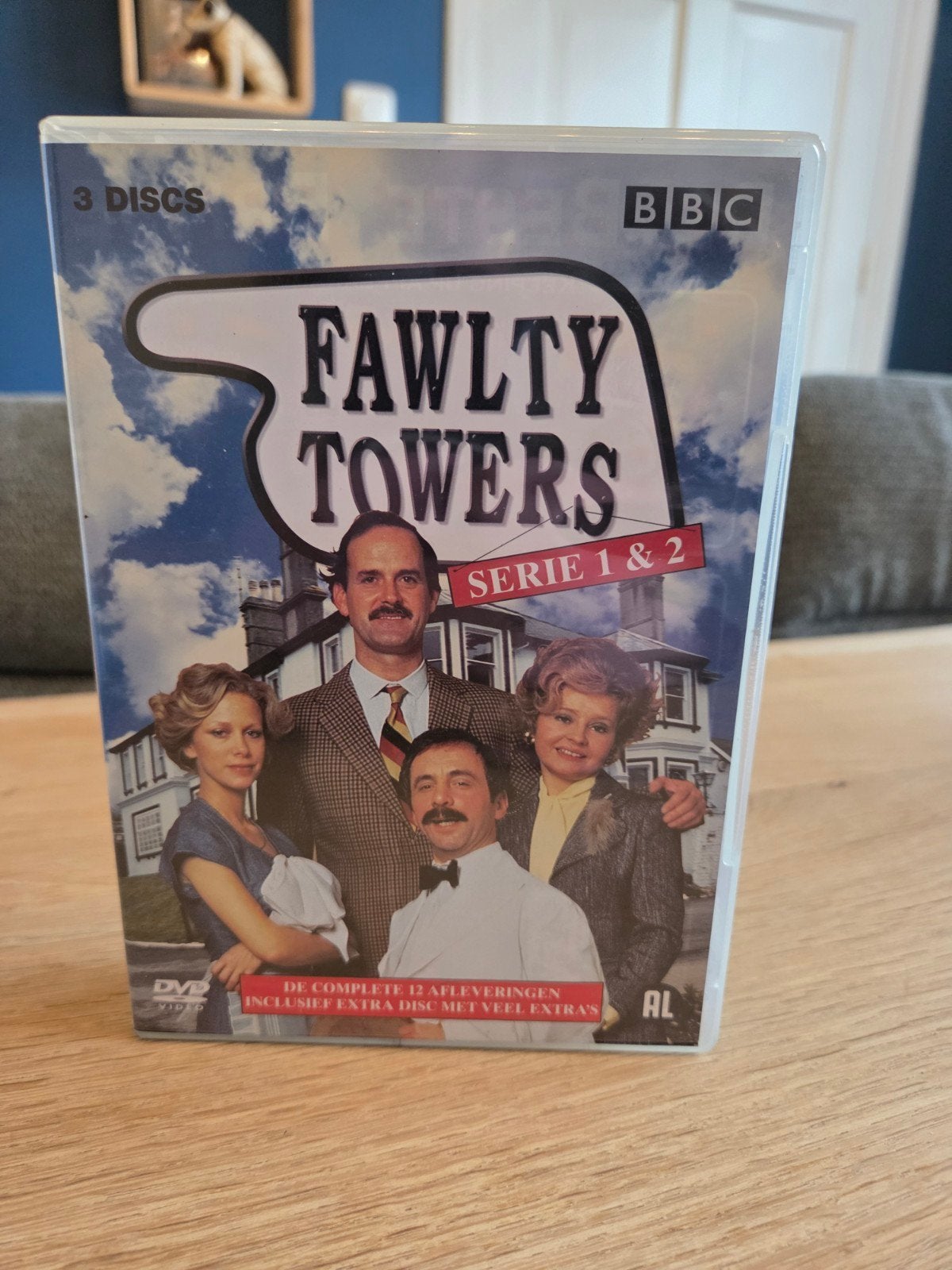 Falthy towers serie 1 & 2 drie dvd's, Alle leeftijden, Ophalen of Verzenden, Zo goed als nieuw