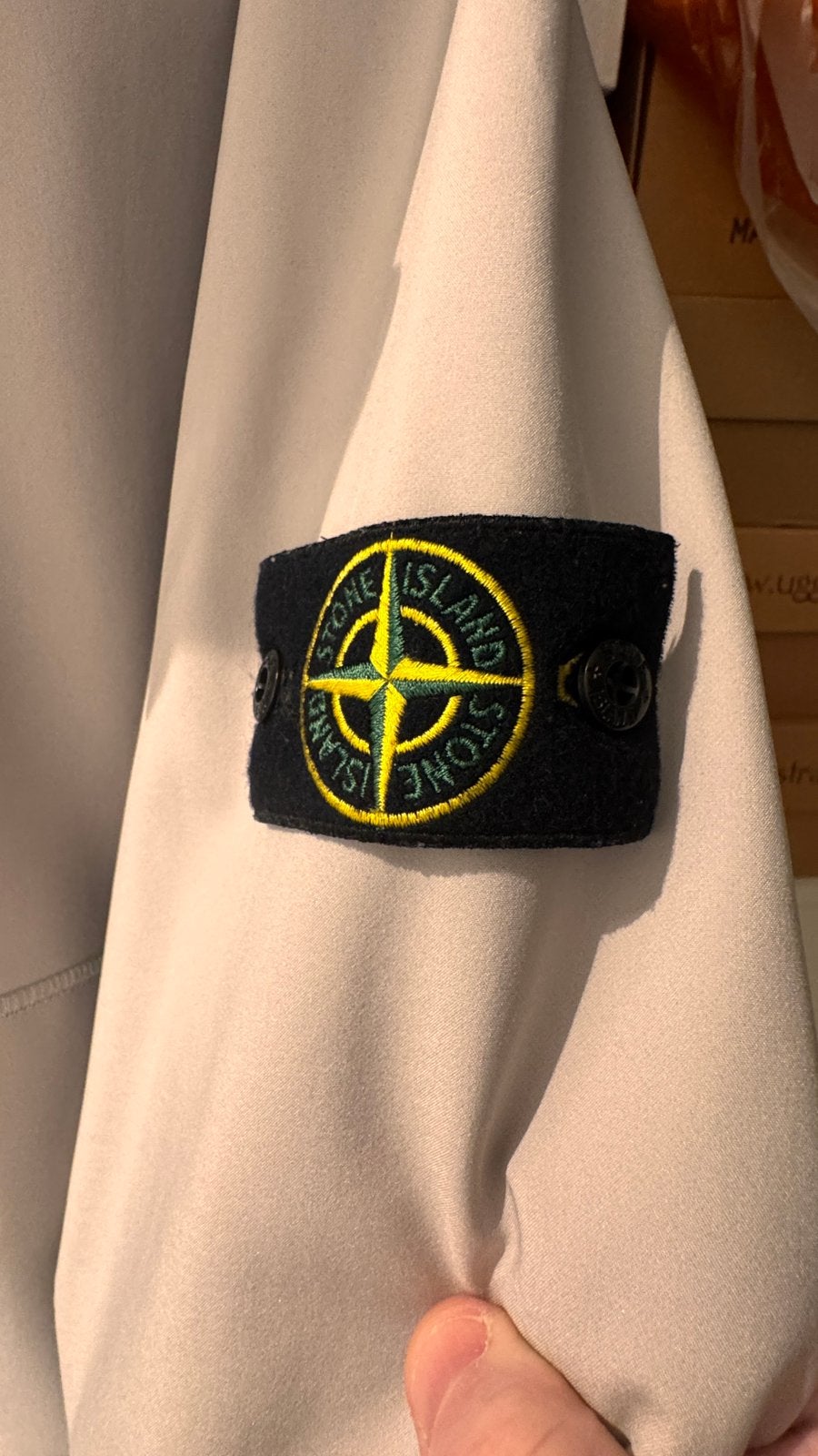 Mooie stone island jas softshell, Verzenden, Zo goed als nieuw, Maat 56/58 (XL), Overige kleuren