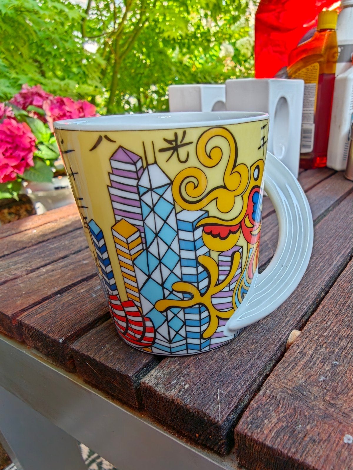 Rosenthal Studio-Linie City Cup Nr.22 "Hong Kong" - Yang, Antiek en Kunst, Kunst | Designobjecten, Meerkleurig, Gemerkt, Ophalen of Verzenden