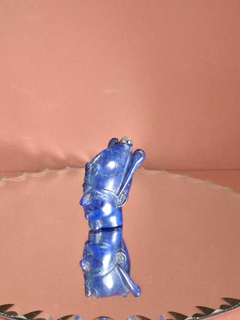 Egyptisch Farao Beeldje Lapis Lazuli, Ophalen of Verzenden