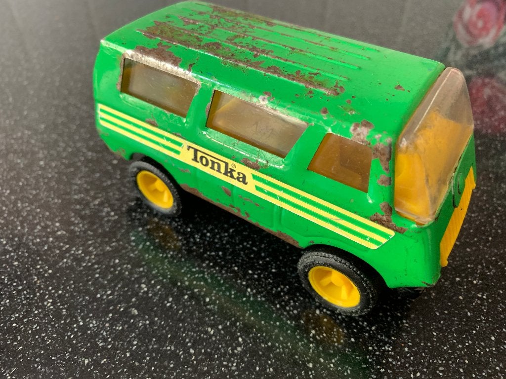 Blikken autobus van Tonka uit 1965, Ophalen of Verzenden