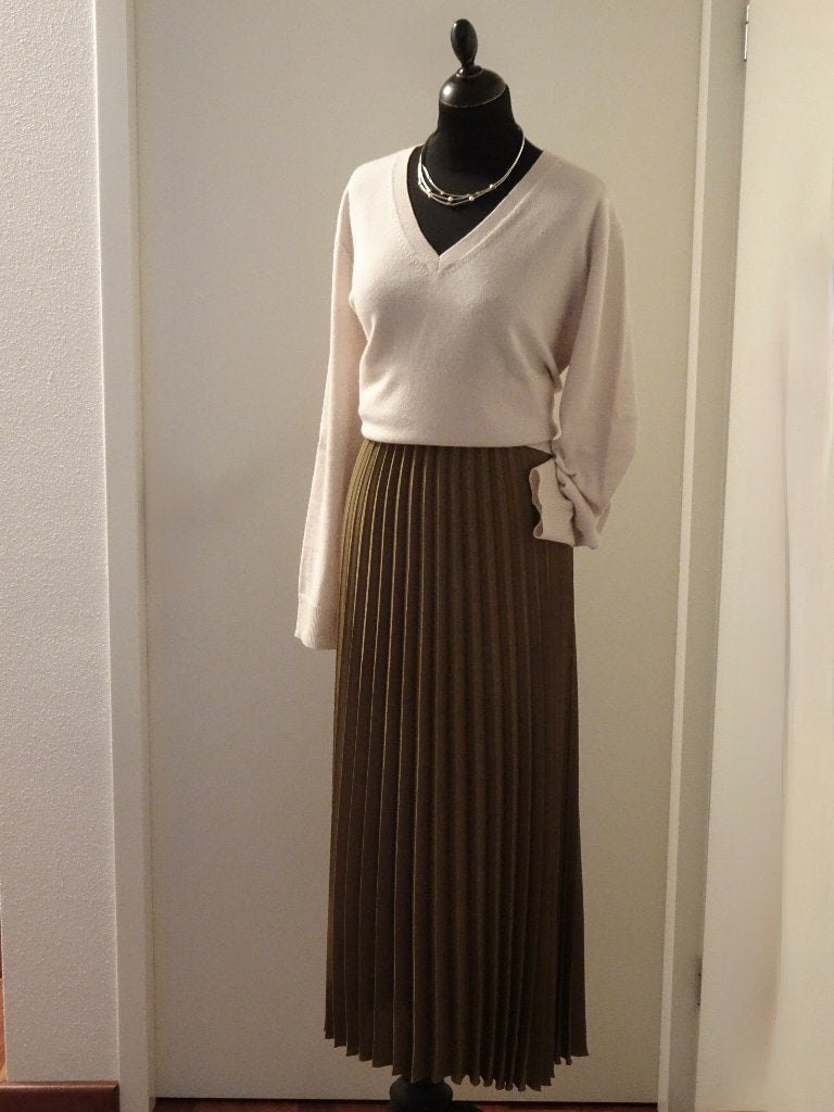 Luisa Cerano maxi rok maat 44, Bruin, Maat 42/44 (L), Ophalen of Verzenden, Zo goed als nieuw