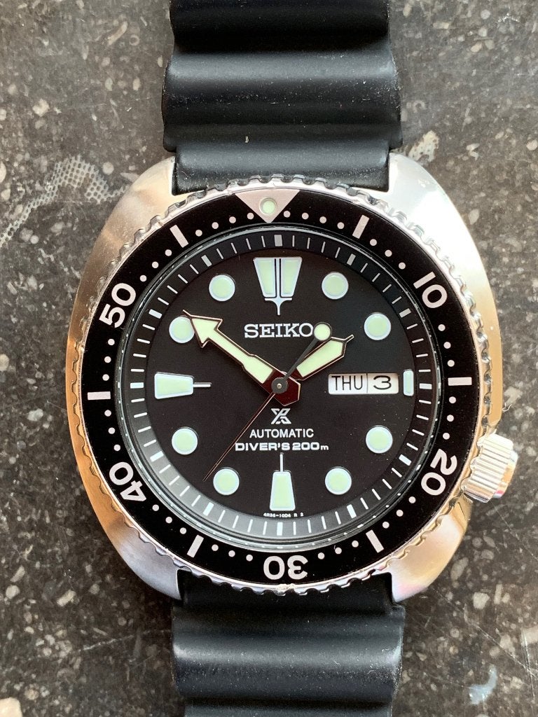 Seiko Prospex Turtle SRPE93K1. Kanji Dial. 08-2024, Seiko, Staal, Polshorloge, Kunststof