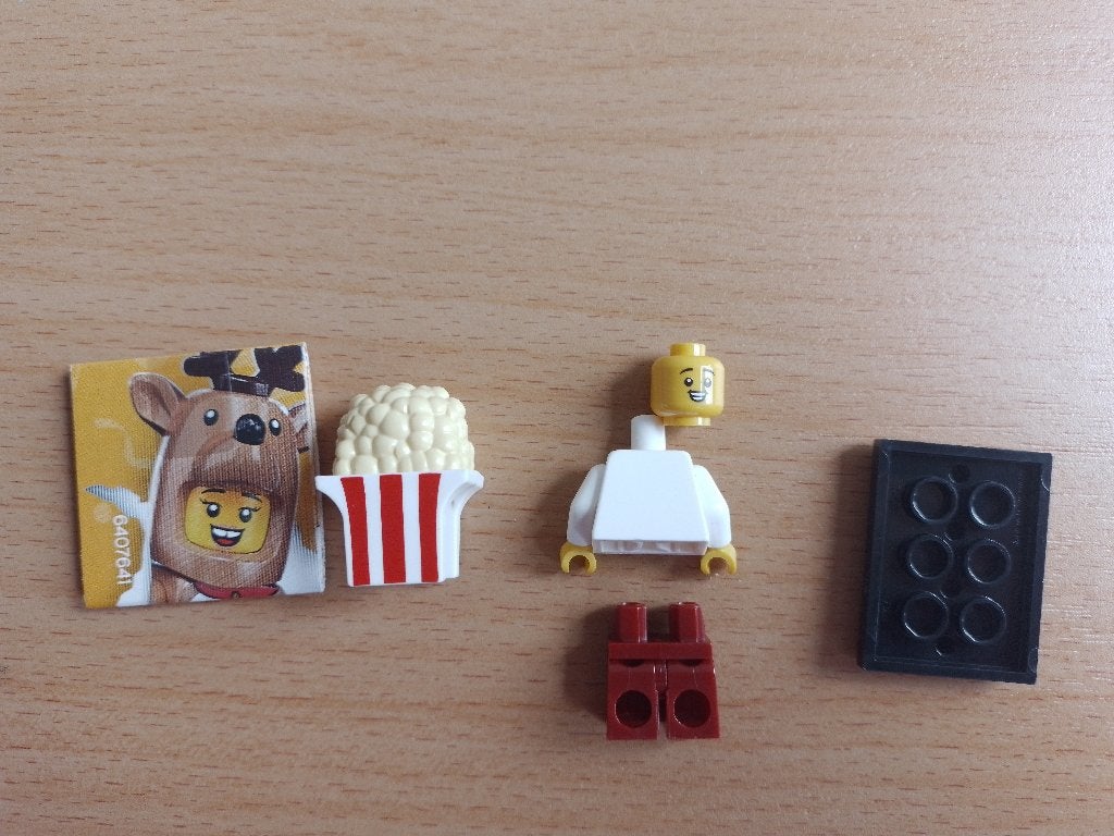 LEGO Popcorn Costume minifigure col404 (minifigurenset 23), Ophalen, Lego, Compleet, Nieuw
