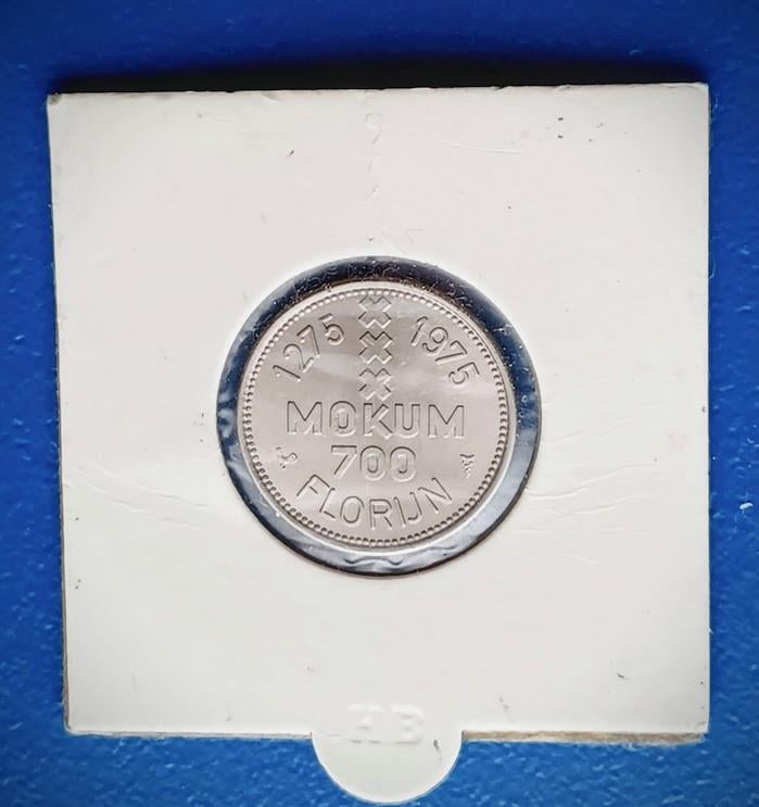 1 Mokum FLORIJN - Amsterdam 700 Unc, Postzegels en Munten, Verzenden, Overige materialen, Nederland