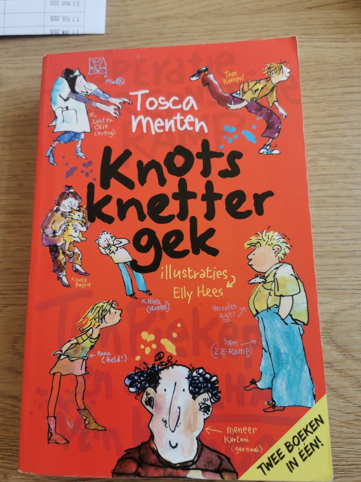 Tosca Menten - Knots Knetter Gek (2 boeken in 1), Boeken, Kinderboeken | Jeugd | 10 tot 12 jaar, Ophalen of Verzenden, Zo goed als nieuw