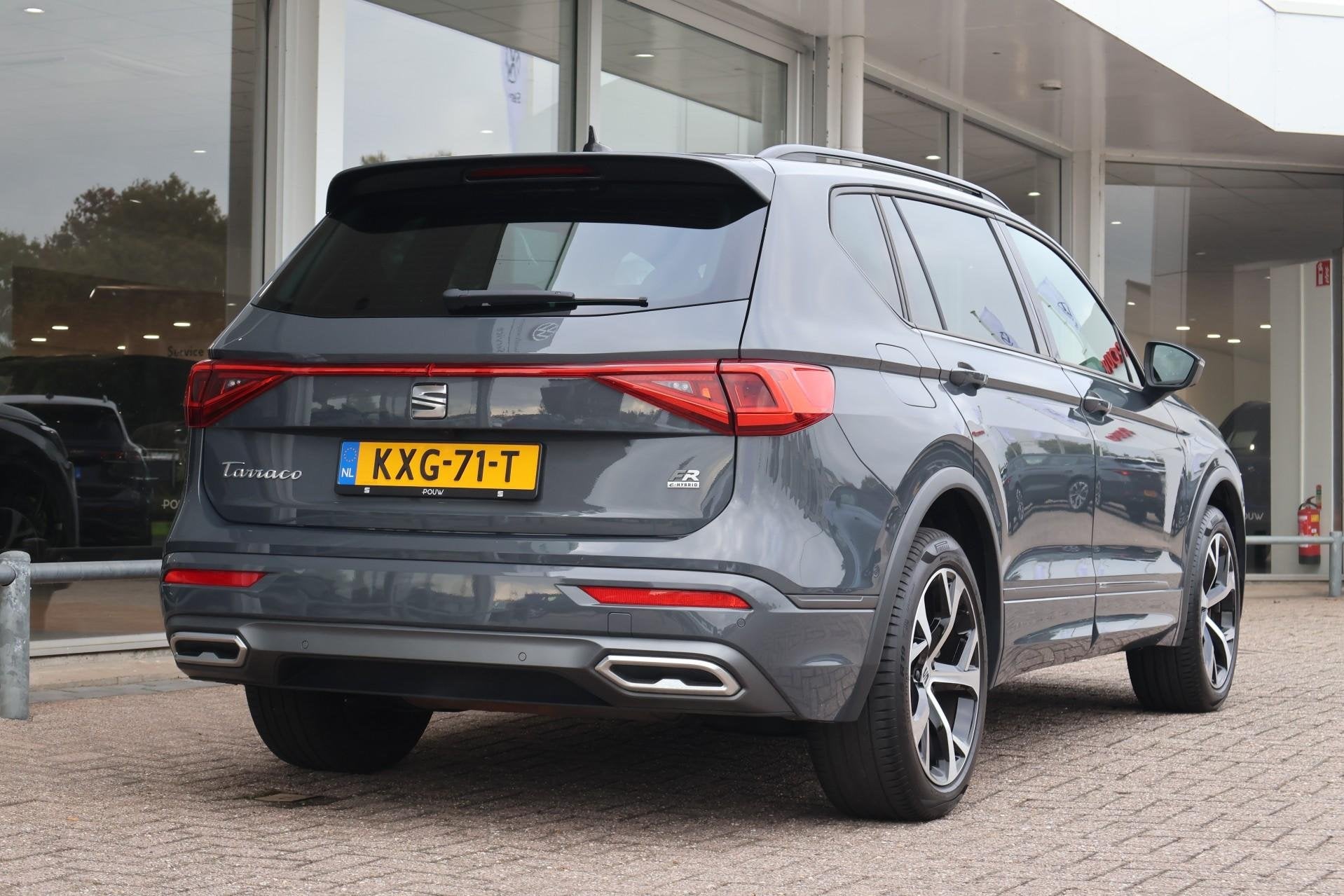 SEAT Tarraco 1.4 TSI e-Hybrid 245pk PHEV FR | SoH 100% | 360, Auto's, Stof, 4 cilinders, Hybride Elektrisch/Benzine, 13 kWh