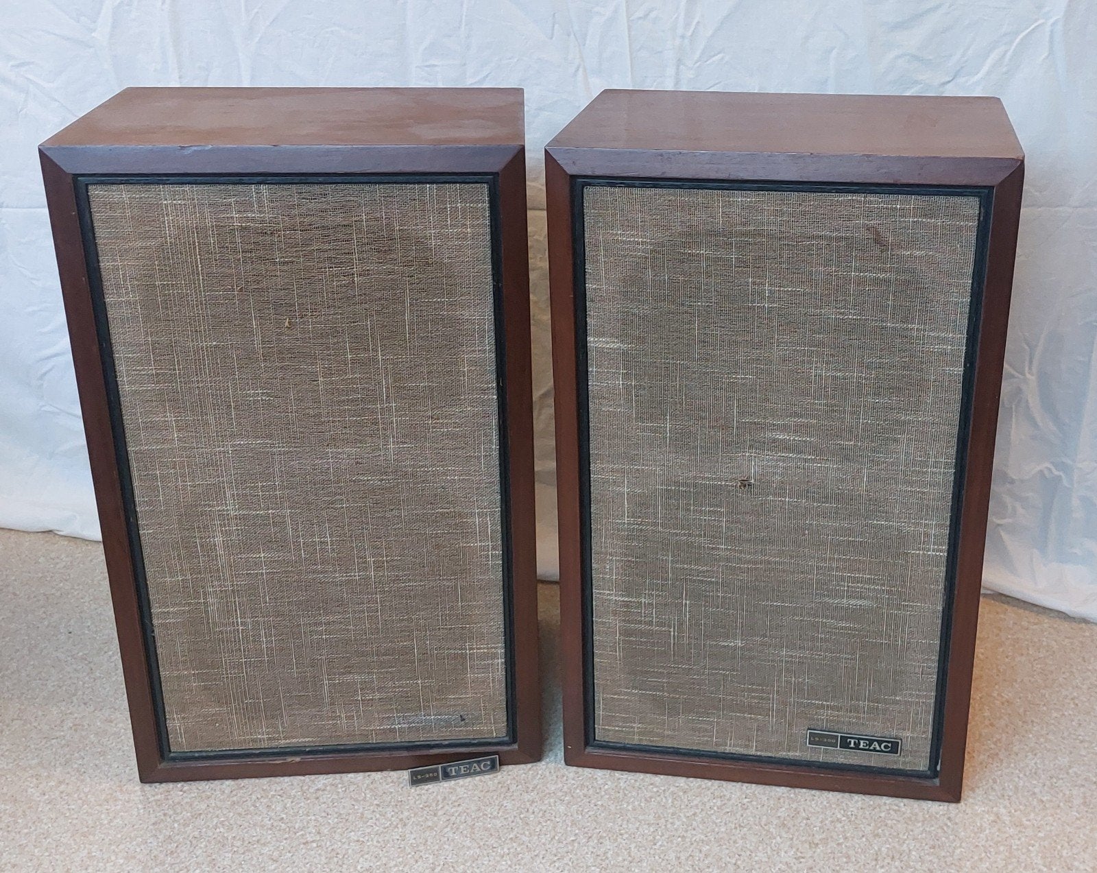 TEAC LS-350 Vintage Luidsprekers - Gebruikt, Audio, Tv en Foto, Gebruikt, Minder dan 60 watt, Boekenplank luidspreker, Ophalen