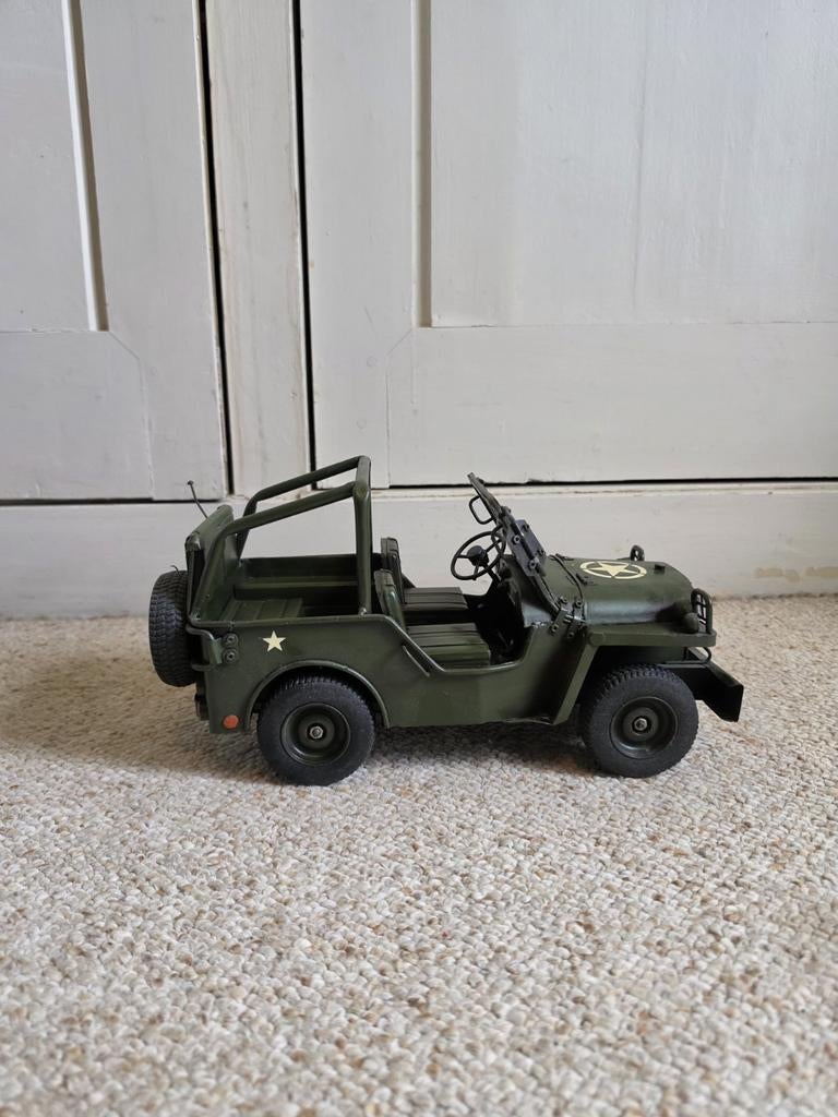 Model Army Jeep legervoertig modelauto, Ophalen of Verzenden, Gebruikt, Auto's