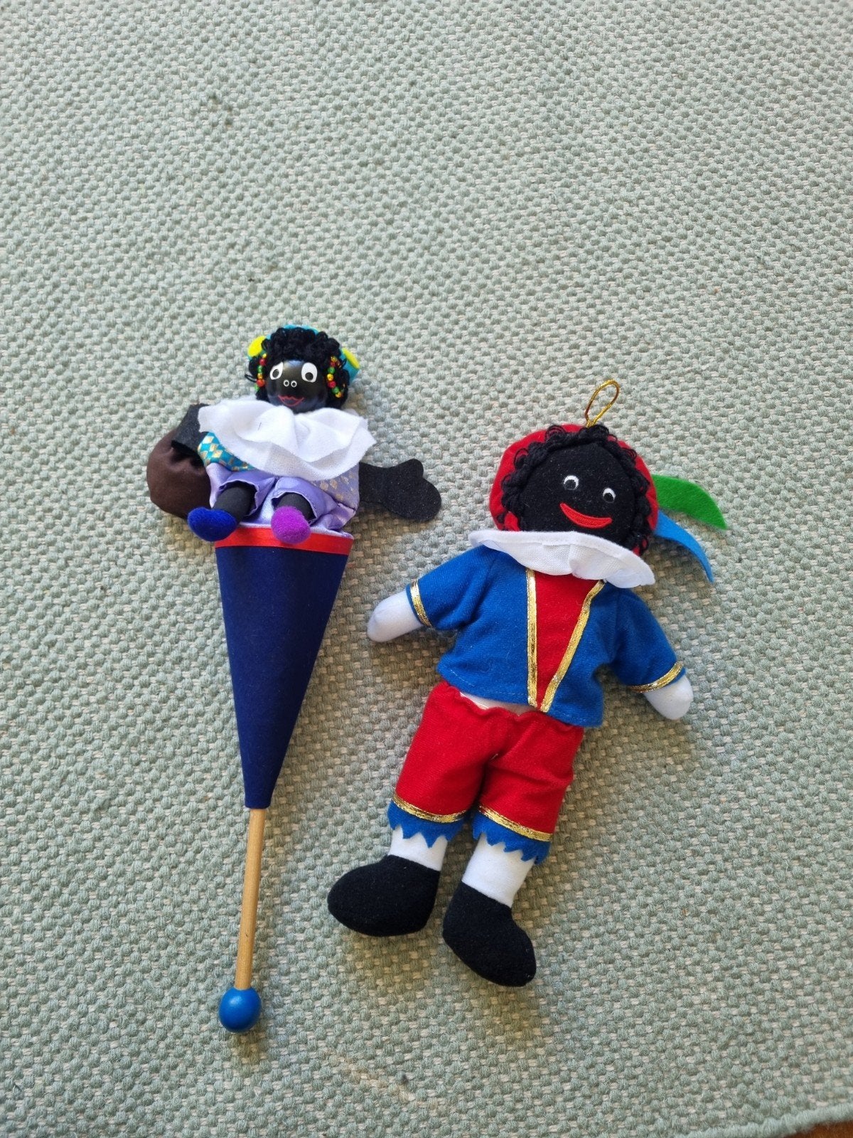 Zeldzame Zwarte Pieten vintage poppen - jaren '90 knuffels, Ophalen of Verzenden, Gebruikt, Overige typen