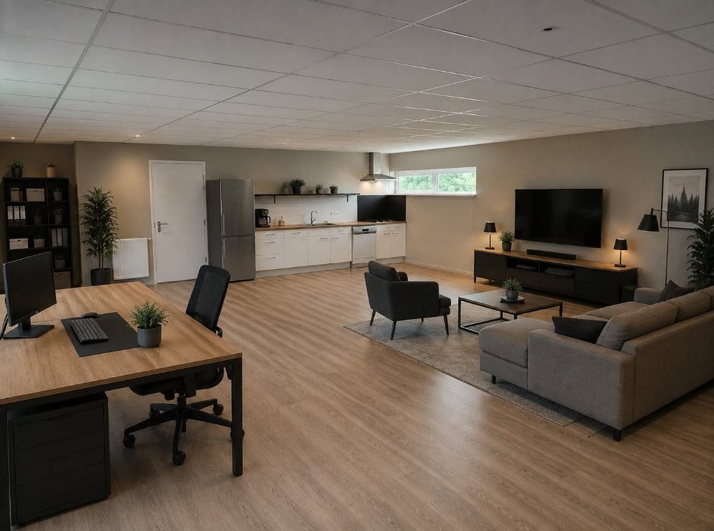 Kantoorruimte-Woonruimte te huur | ca. 160 m² | Burgum (FRL), 160 m², Huur, Kantoorruimte