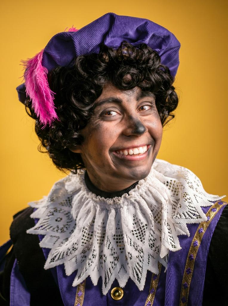 Pietenpruik Royale Noir - Pietenpruik van echt haar, Ophalen of Verzenden, Zo goed als nieuw
