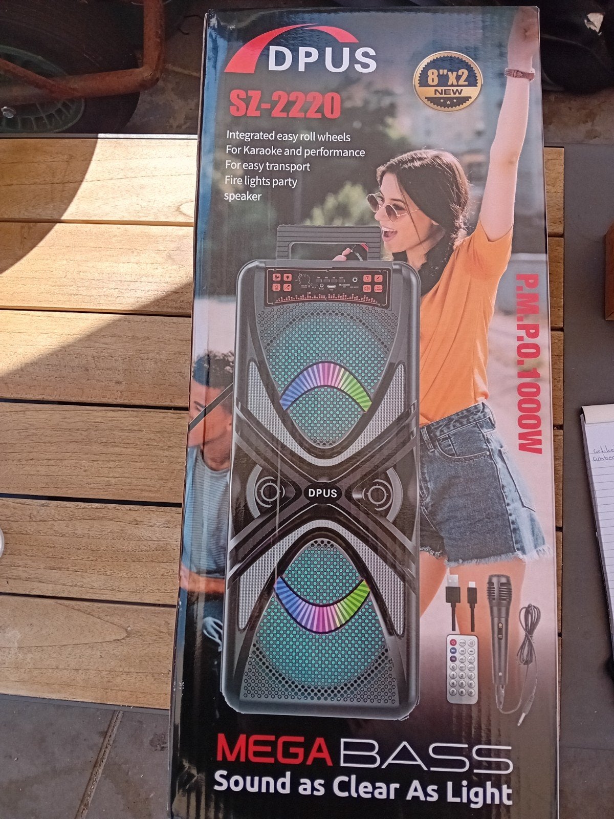 DPUS SZ-2220 MegaBass Party Speaker - Nieuw in Doos