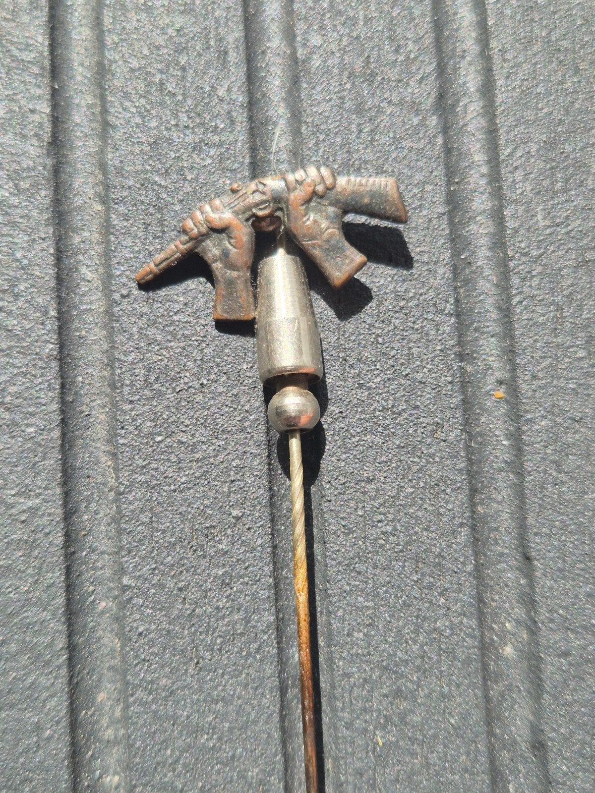 gebroken geweertje, Ophalen