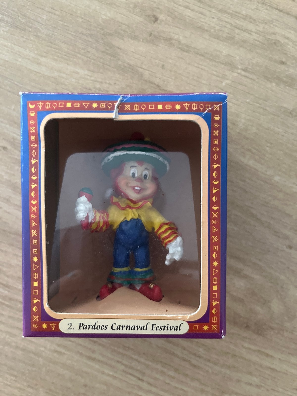 Efteling Pardoes Carnaval Festival beeldje, Verzamelen, Poppetjes en Figuurtjes, Ophalen of Verzenden, Nieuw