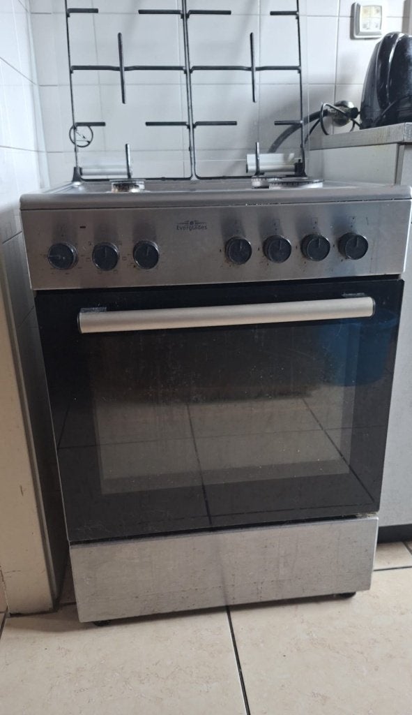 Gasfornuis, Witgoed en Apparatuur, Ophalen, Gebruikt, 4 kookzones, Gas