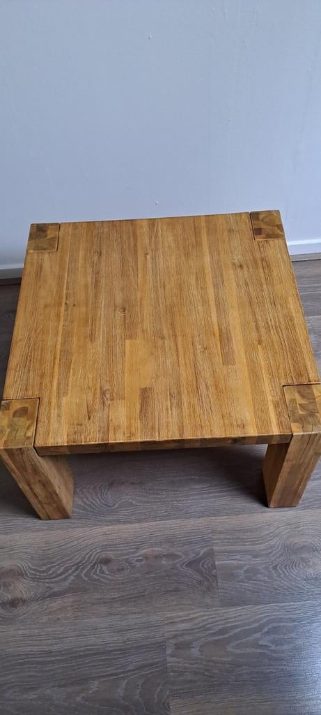 Salontafel teakhout, Ophalen, 50 tot 100 cm, Teakhout, 50 tot 100 cm