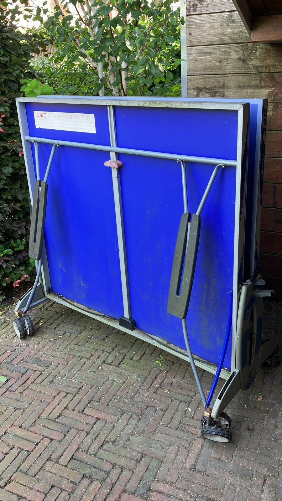 Oude tafeltennistafel, Ophalen, Gebruikt, Tafel Outdoor