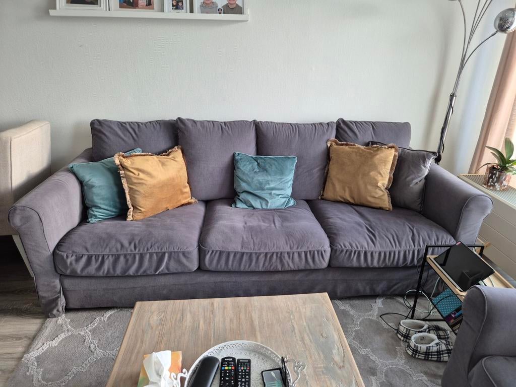 Ikea Grönlid 3-zits bankstel in goede staat, Ophalen, Gebruikt, Driepersoons, 75 tot 100 cm