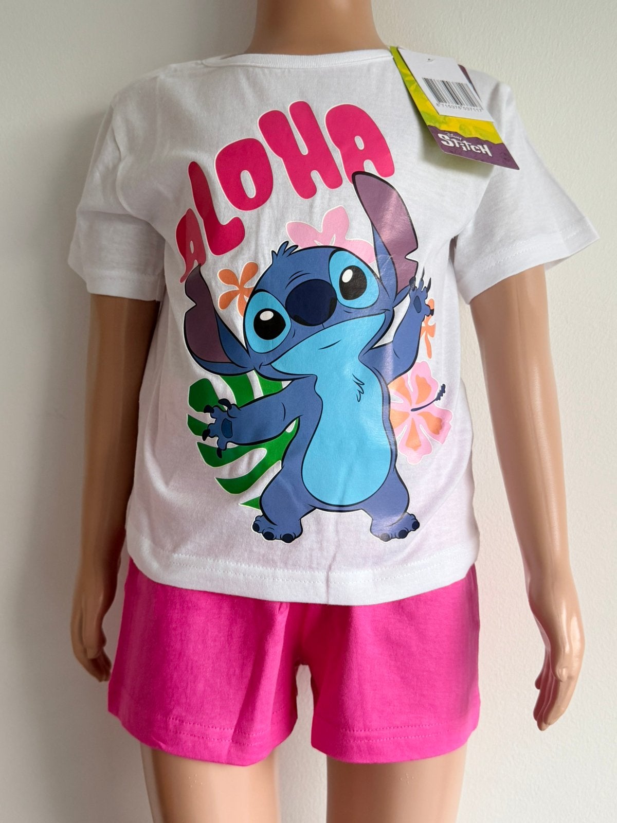 Nieuw Stitch zomerset – maat 104/110, Ophalen of Verzenden, Nieuw, Broek