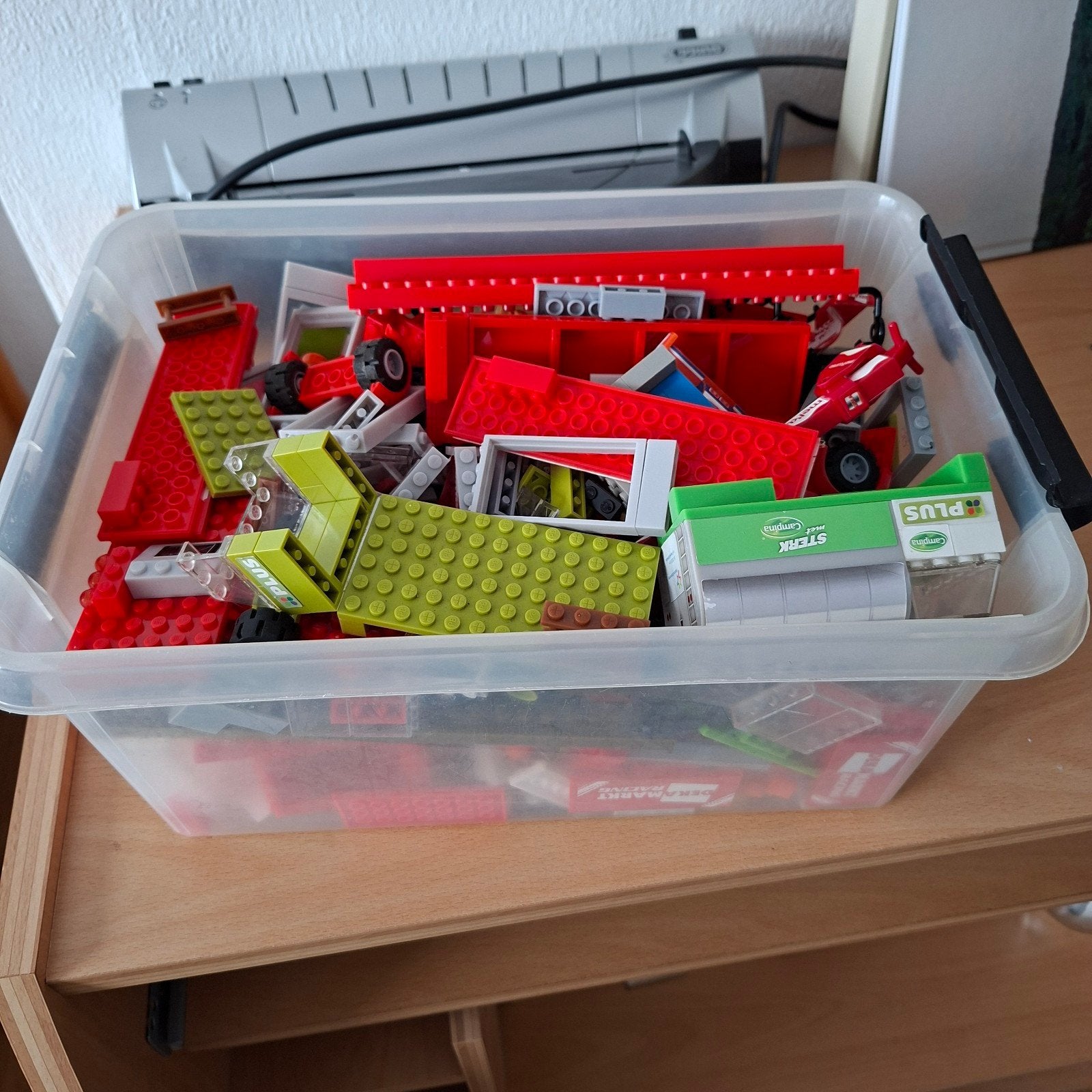 Grote bak met diverse LEGO stenen en onderdelen, Ophalen, Gebruikt, Lego, Losse stenen