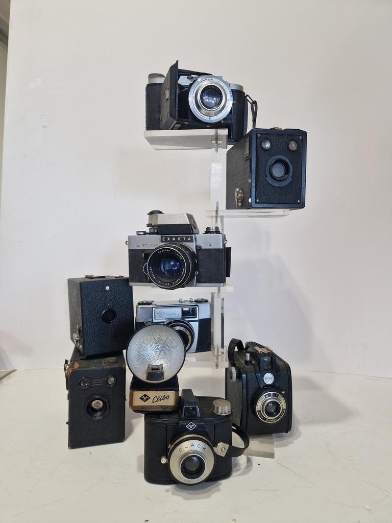 Complete set analoge camera's, o.a. Afga, Goerz, Exakta, Audio, Tv en Foto, Fotocamera's Analoog, Ophalen, Compact, Overige Merken