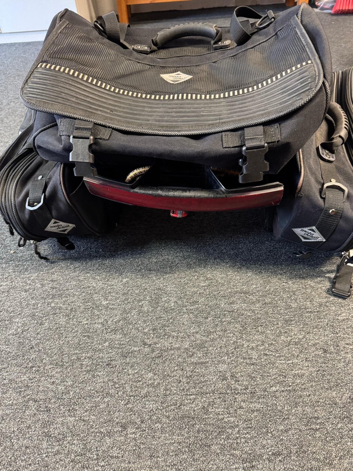 Moto Detail motortas / zadeltas met lichte beschadiging, Motoren, Ophalen of Verzenden, Gebruikt