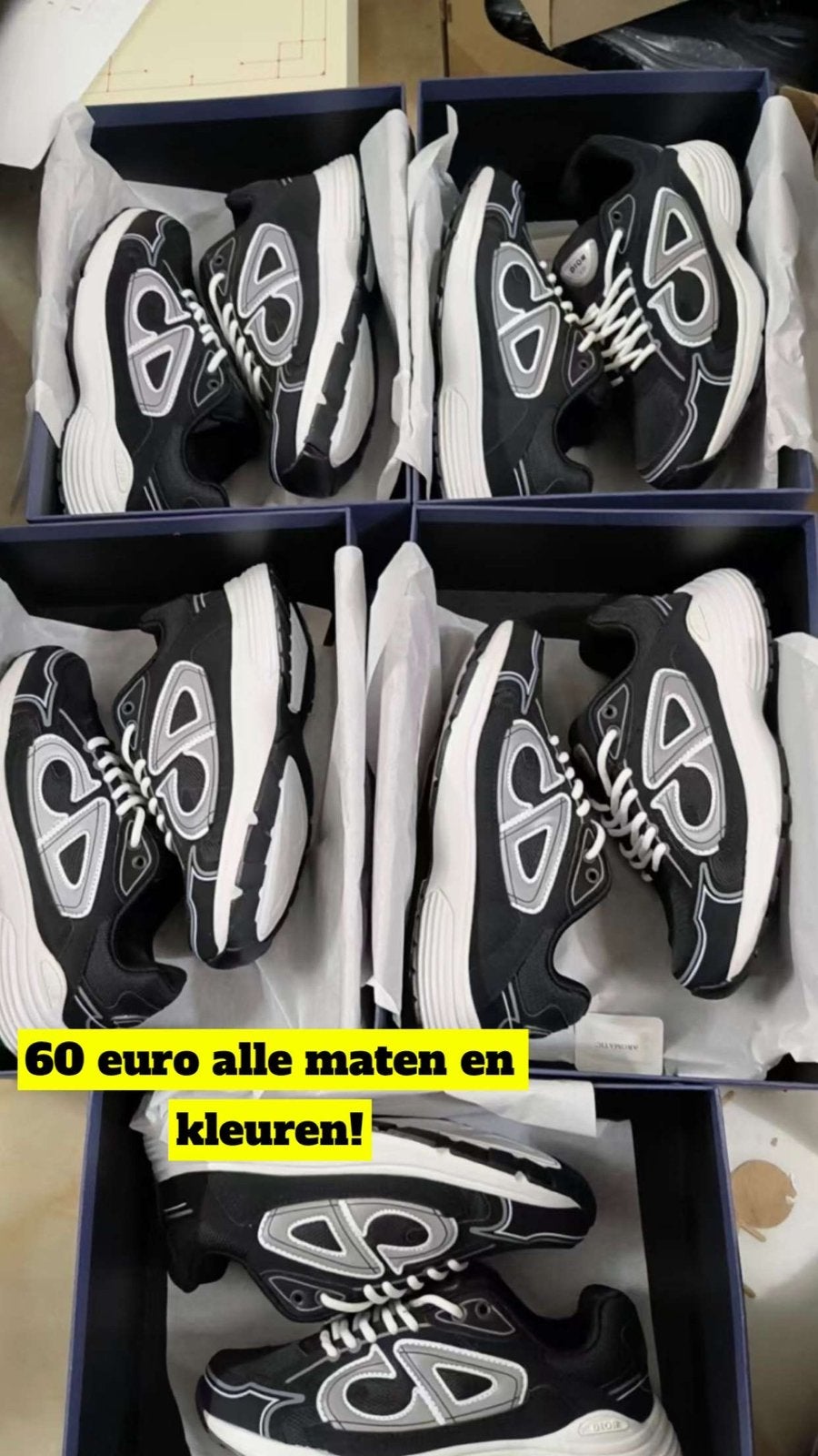 Dior schoenen, Ophalen of Verzenden, Nieuw, Overige kleuren, Sneakers of Gympen