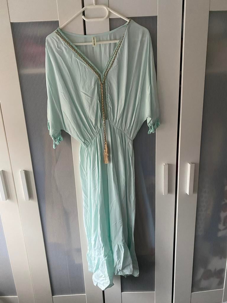 Z.G.A.N ibiza jurk, maat XL., Maat 46/48 (XL) of groter, Ophalen of Verzenden, Zo goed als nieuw, Onder de knie