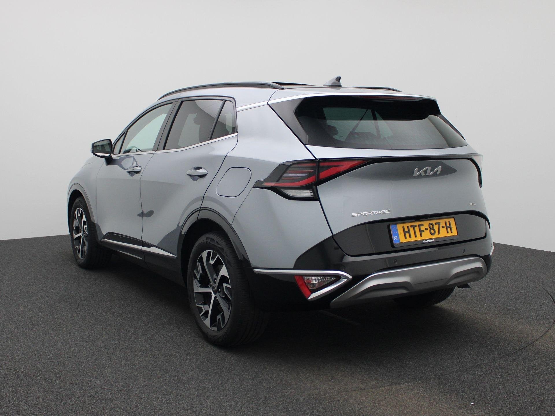 Kia Sportage 1.6 T-GDi Hybrid DynamicPlusLine | Navigatie |, Auto's, Kia, Gebruikt, Euro 6, 4 cilinders, Leder en Stof