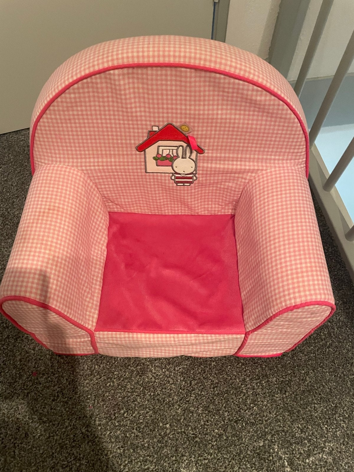 Roze kinderstoel met Nijntje-opdruk, Ophalen of Verzenden, Gebruikt, Stoel